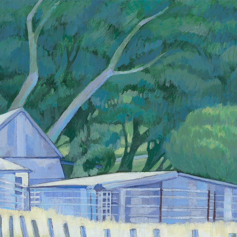 SHEDS - BAKERS GULLY ROAD (giclee print)