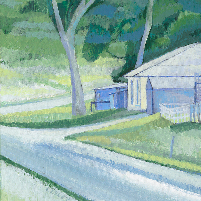 SHEDS - BAKERS GULLY ROAD (giclee print)