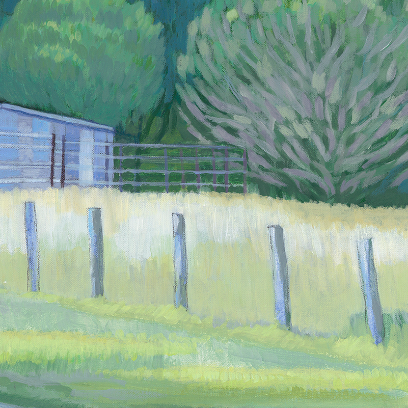 SHEDS - BAKERS GULLY ROAD (giclee print)