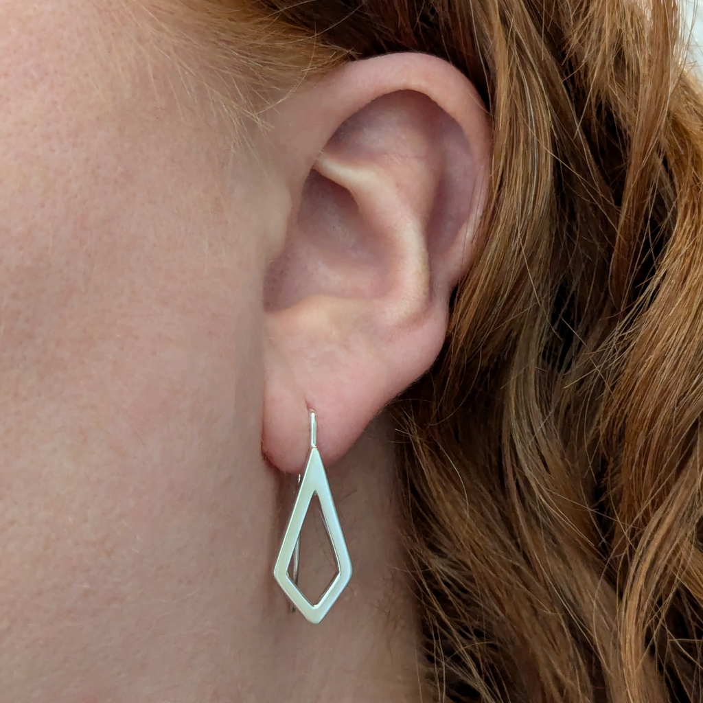 geometric kite earrings